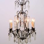 Franse kroonluchter 8 lichtpunten
