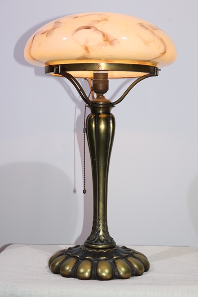 Aandringen groep Vierde Art-Deco tafel lamp - Den Terugblik