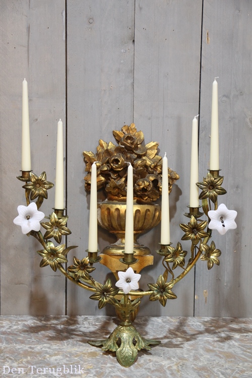 hanger Sleutel Fauteuil Antieke Franse kaarsen kandelaar - Den Terugblik